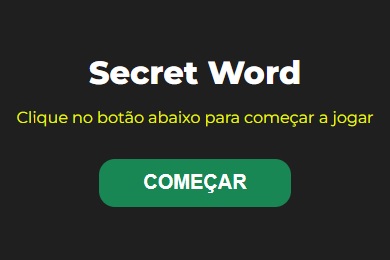 Projeto Palavras Secretas